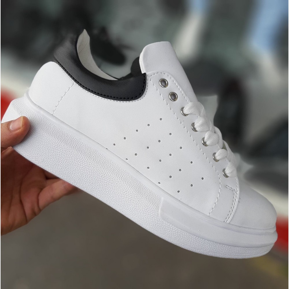 alexander mcqueen canvas platform sneakers